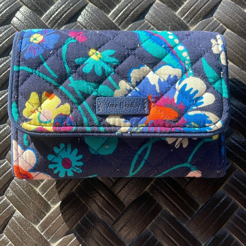 Vera Bradley floral print wallet